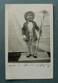 AK Cham / 1925 / Foto Karte / Junge / Kinderfestzug